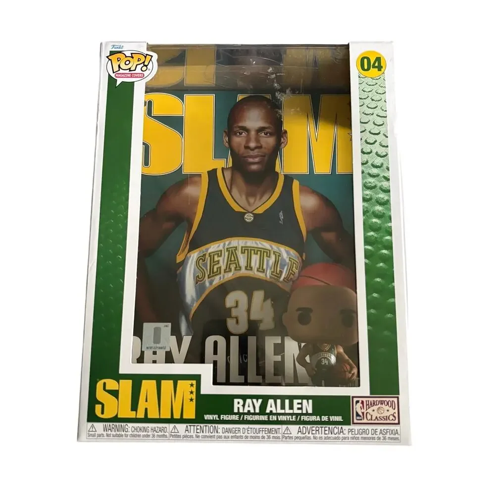 Funko Pop! Magazine Covers: SLAM - Ray Allen (#04) - Seattle Supersonics - NIB